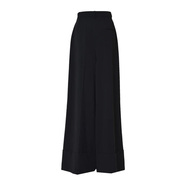 Stylish Black Wide Trousers