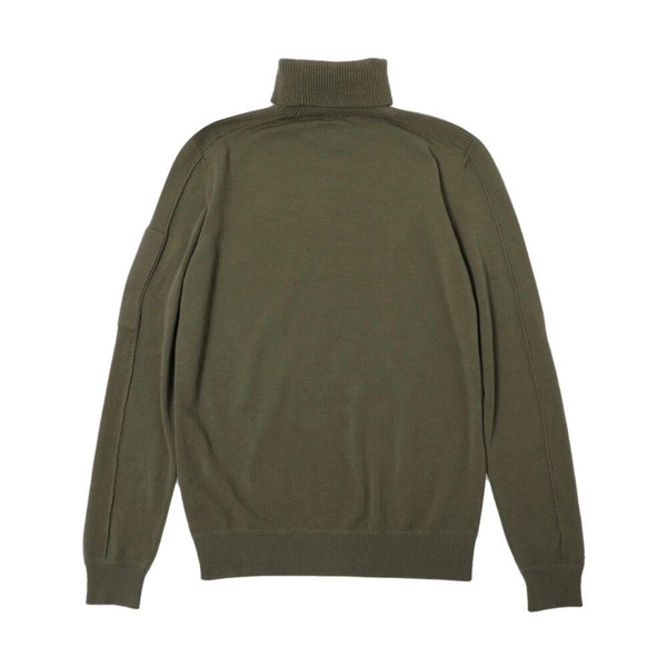 Stone Grey Logo Patch Sweater