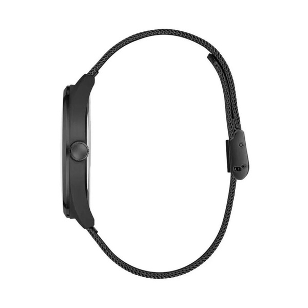 Black Stainless Steel Analog Quartz Watch