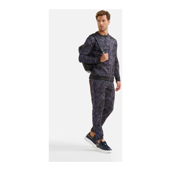 Geo Night Black Sweater