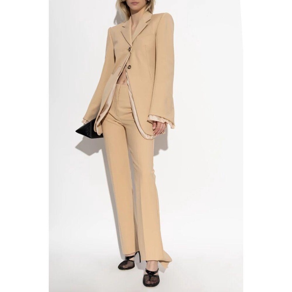 Creased trousers