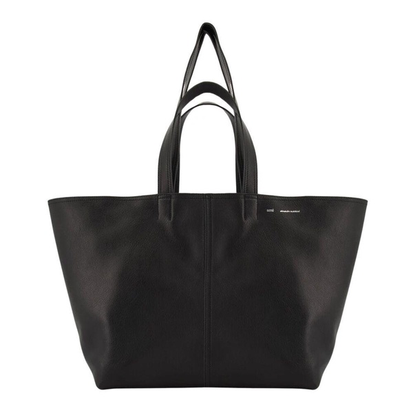 Black Leather Tote Bag