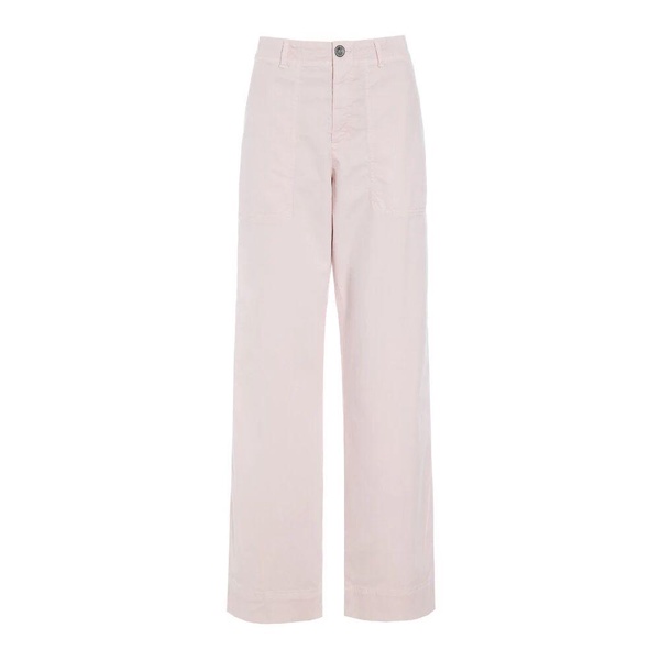 Pale Pink Classic Straight Leg Trousers