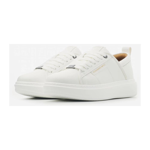 White Vegan Leather EcoWembley Sneakers