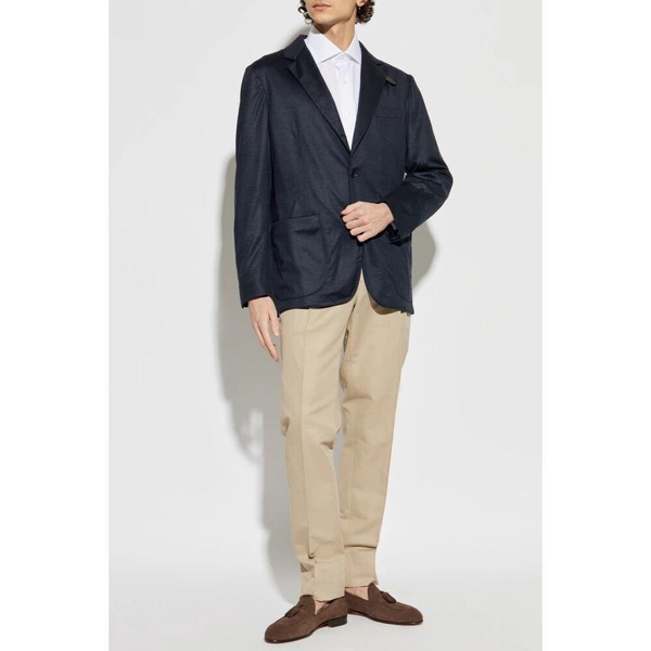 Blazer with check pattern