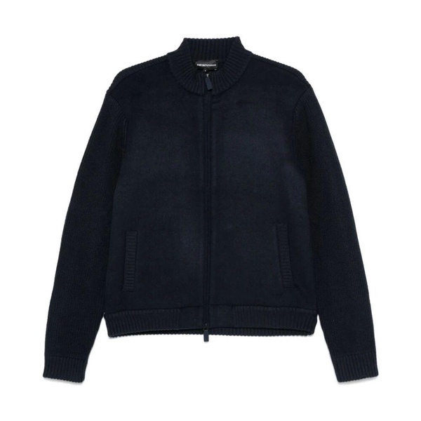 Panelled Knit Cardigan