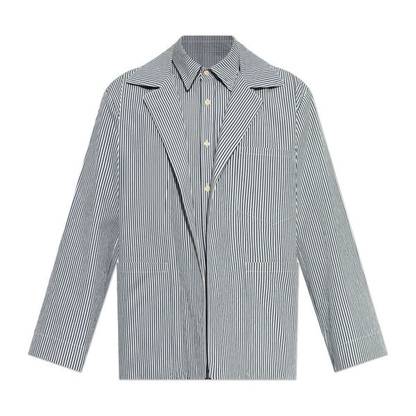 Jacket with stripe pattern