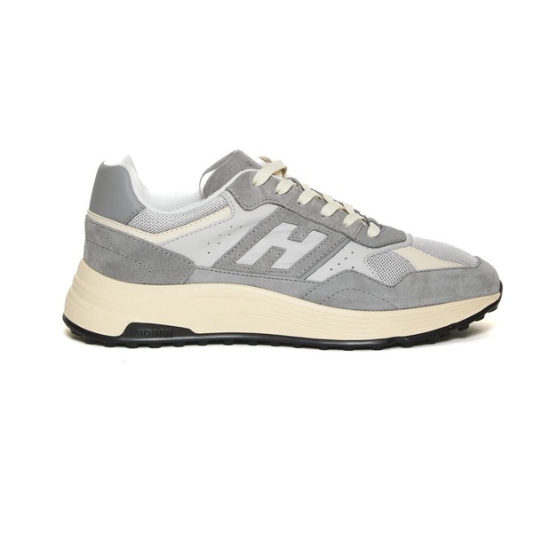 Gray Sneakers Hyperlight Leather Mesh
