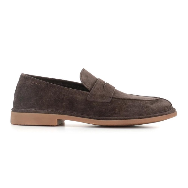 Dark Brown Suede Moccasin Shoe