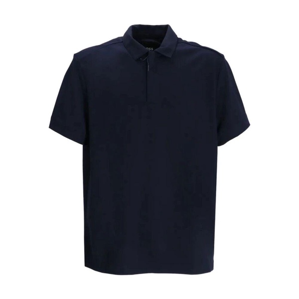 Blue Zip Polo Shirt