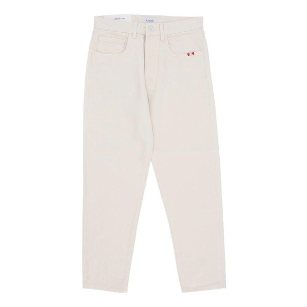 Slim Fit White Mens Jeans