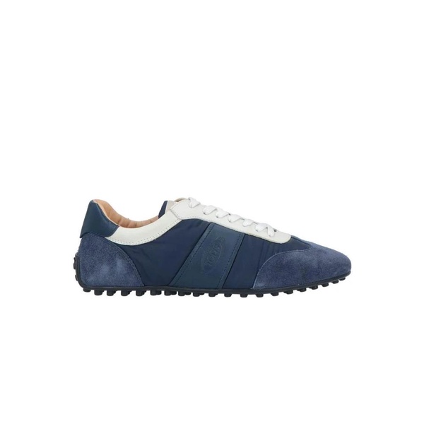 Blue Suede Sneakers Casual Style