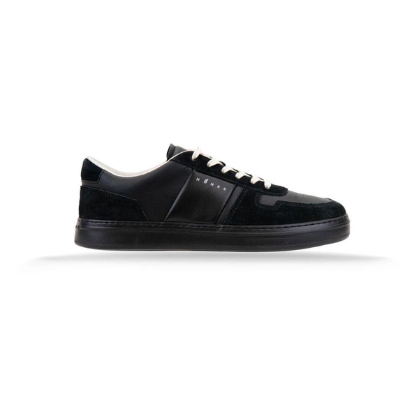Leather Lace-Up Sneakers