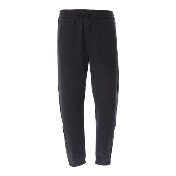 Navy Blue Logo Jogger Pants