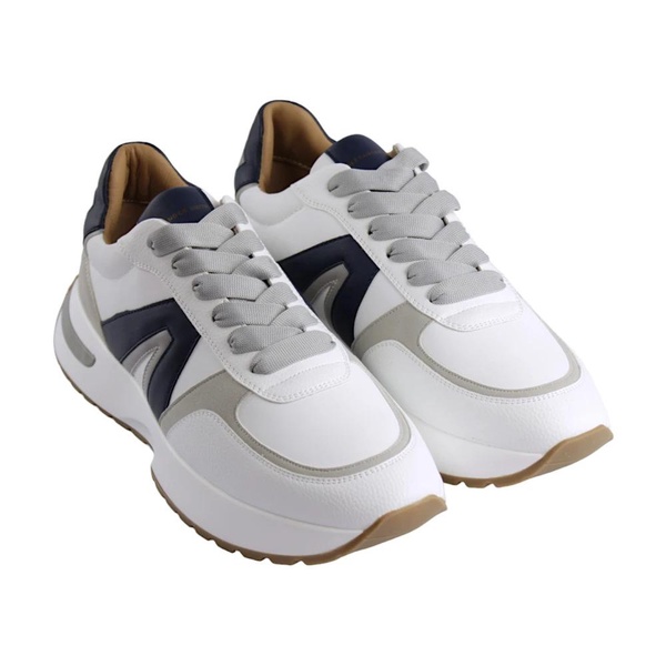 White Blue Gray Sneakers