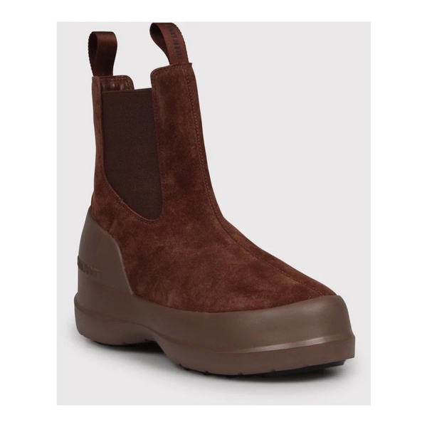 Suede Chelsea Boots with Logo Detail