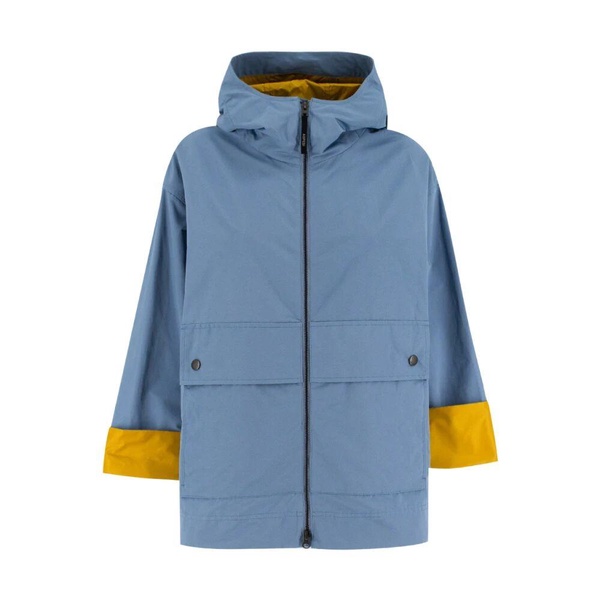 Compact Canvas Jacket with Contrasting Lining
