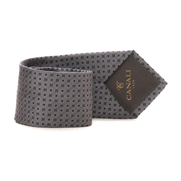Silk Micro Print Tie