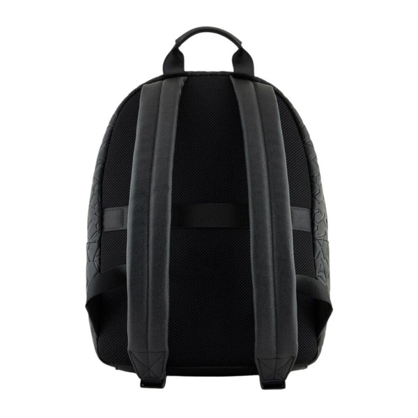 Eco-friendly Black Backpack with Zip Closure