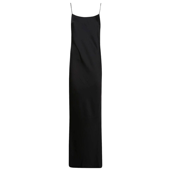 Elegant Black Dress with Open Back