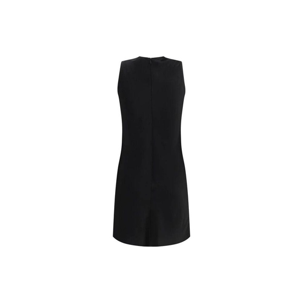 Chic Sleeveless Dress with Back Zipper