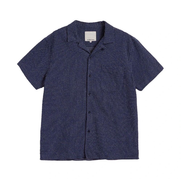 Short-sleeve Cotton Blend Shirt
