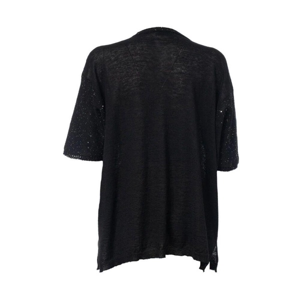 Linen and Cotton V-Neck Sweater