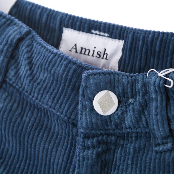 Velvet Trousers with Wide Leg