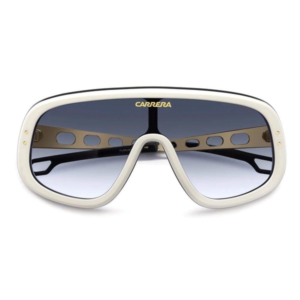 FLAGLAB 17 Sunglasses - White Gold/Blue