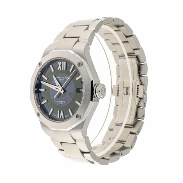 Riviera Automatic Blue Dial Steel Watch
