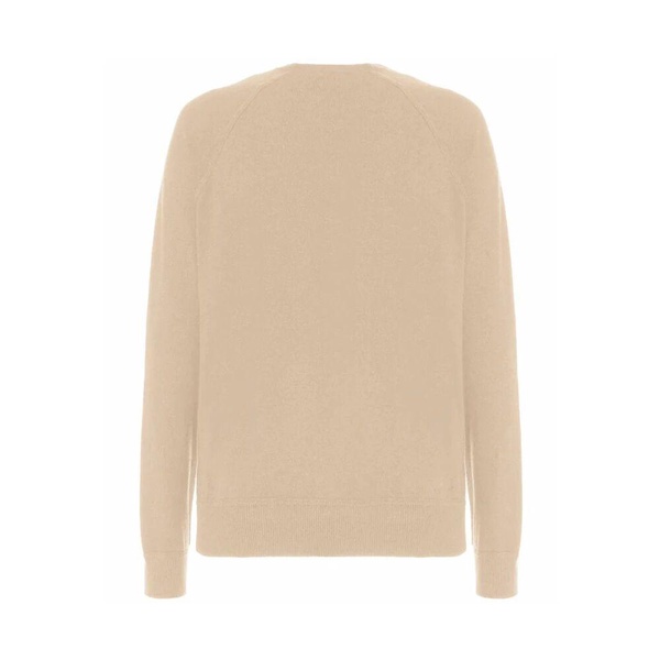 Beige Wool Turtleneck Sweater