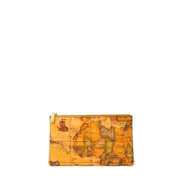 Brown Polyurethane Zip Bag