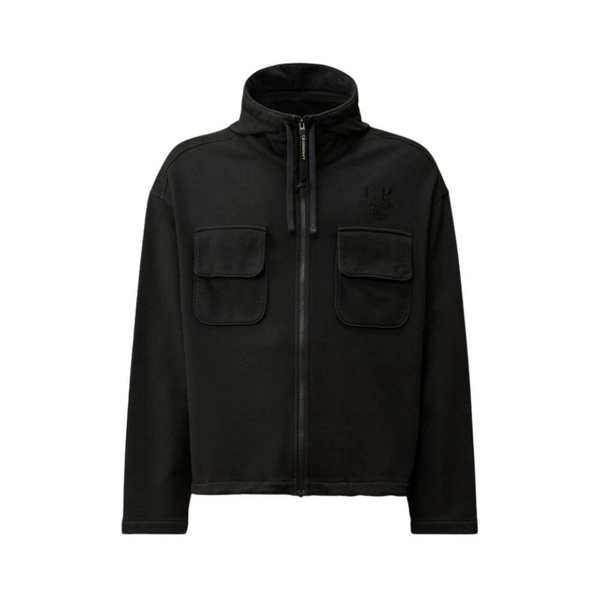 Hooded Open Sweatshirt
