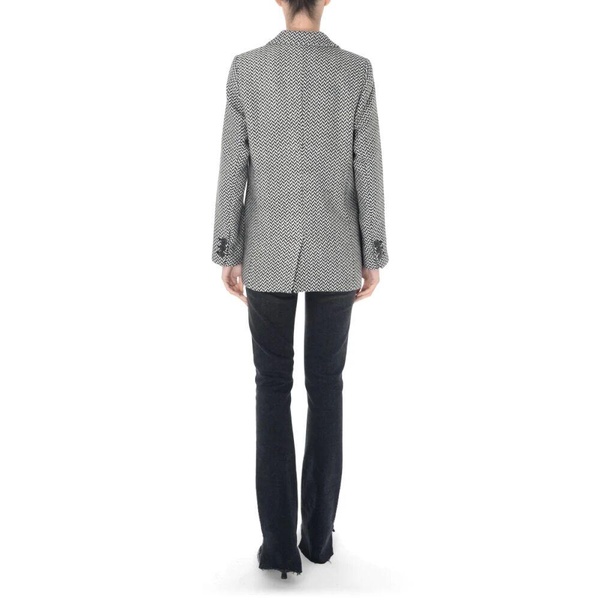 Fishbone black and white blazer jacket