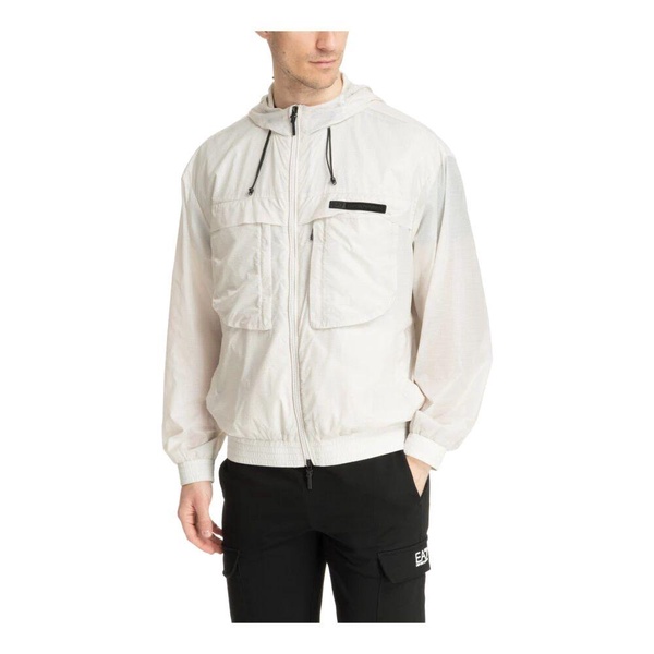 Hooded Zip Jacket with Logo