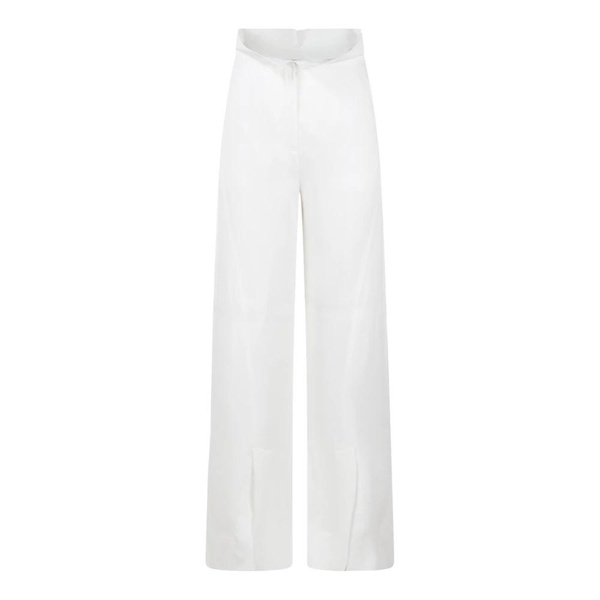 CREPE SATIN PALAZZO TROUSERS