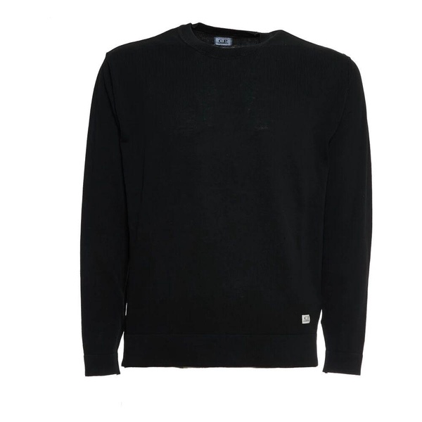 Black Crewneck Sweater SS25