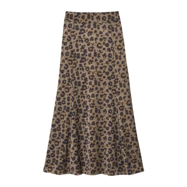 Leopard Print Maxi Skirt