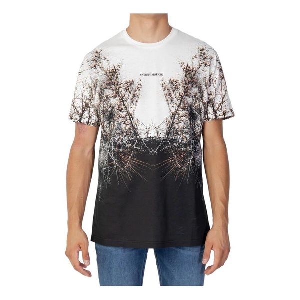 White Printed T-Shirt Short Sleeve