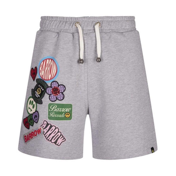 Grey Cotton Polyester Blend Sweater