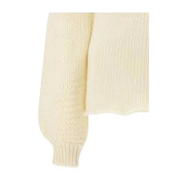 Cashmere Wool Pullover Ribbed Round Neck