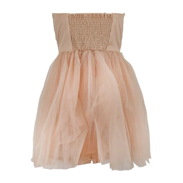 Short Sleeve Flared Dress with Zipper