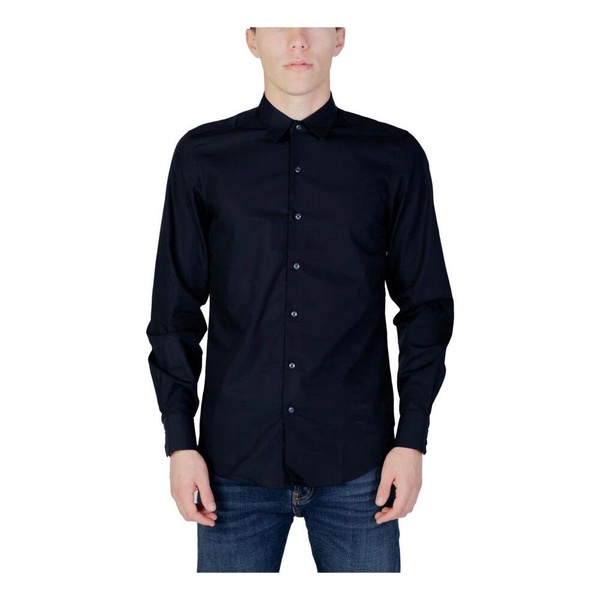 Blue Classic Button-Up Shirt