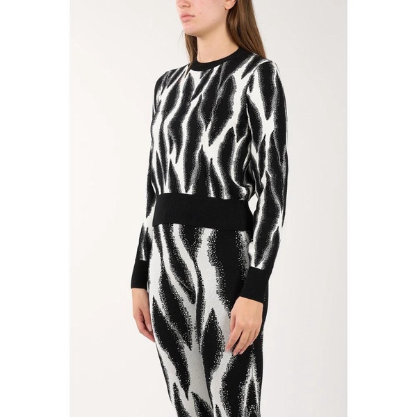 Animal Print Cropped Viscose Top
