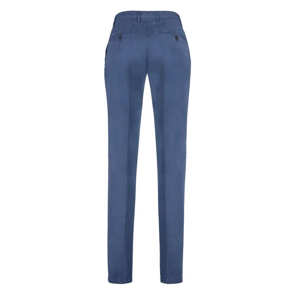 Cotton Blend Trousers with Pockets