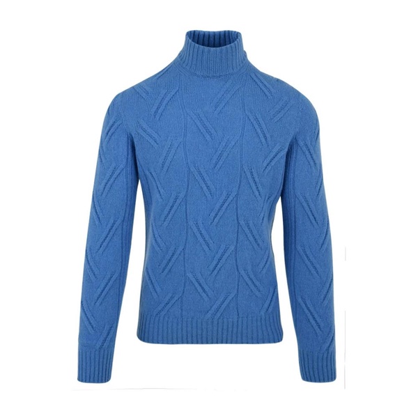Light Blue Turtleneck for Men