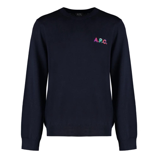 Multicolor Logo Wool Sweater