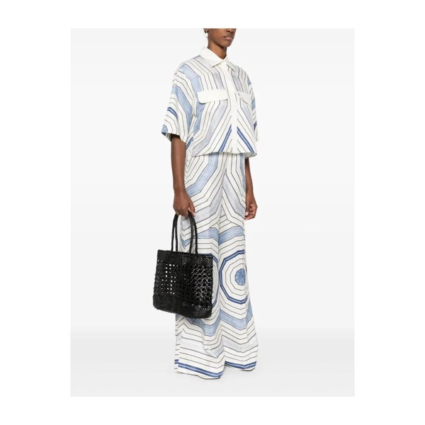 Handwoven Eclipse Basket Bag