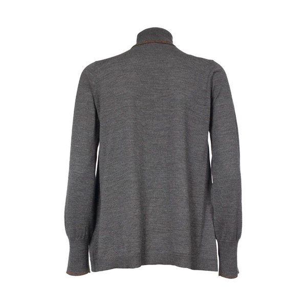 High Neck Wool Turtleneck