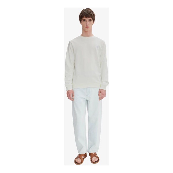 Cotton Sweater with Front Logo